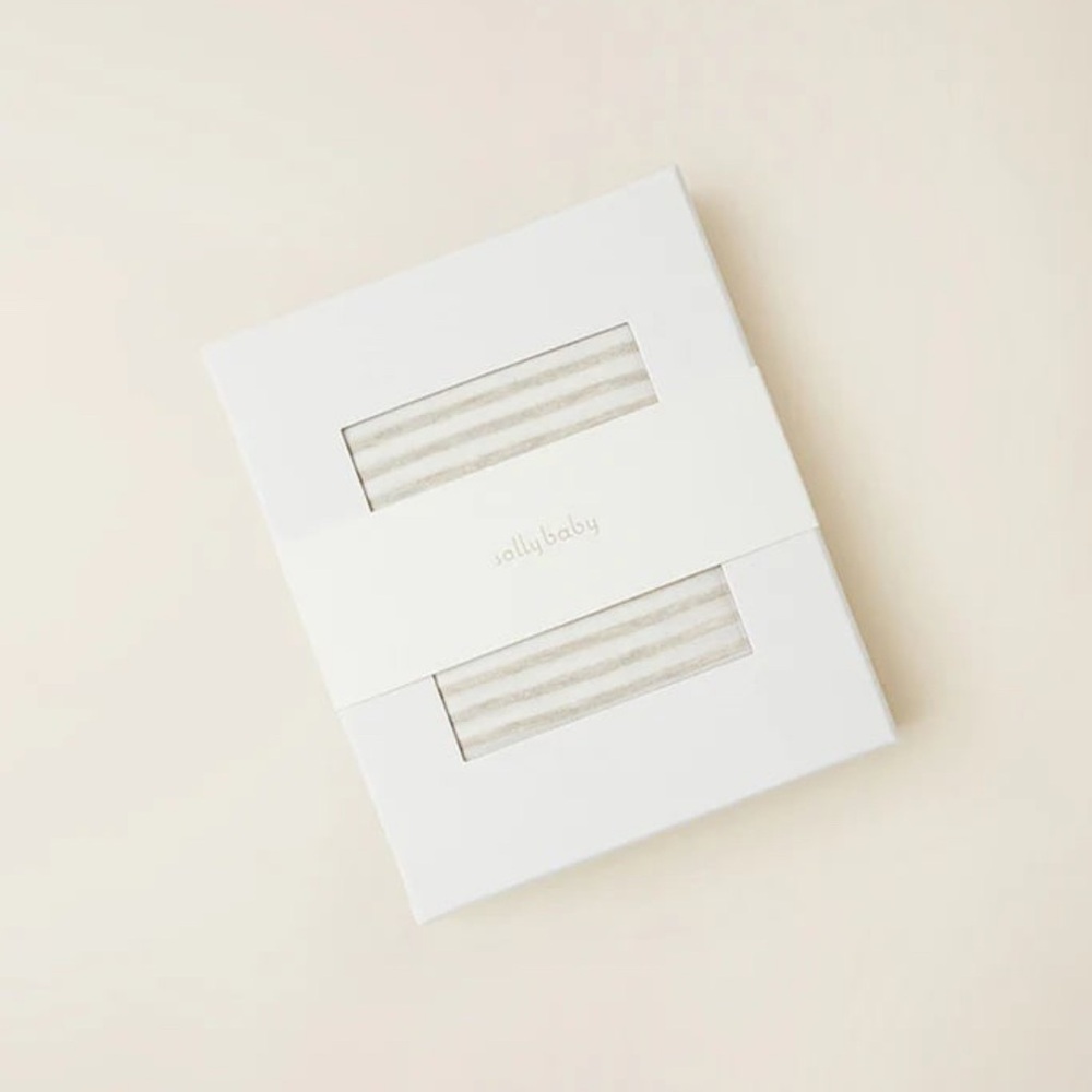 Solly Baby Cream and White Striped Wrap